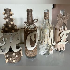 Wine bottle HOME decor